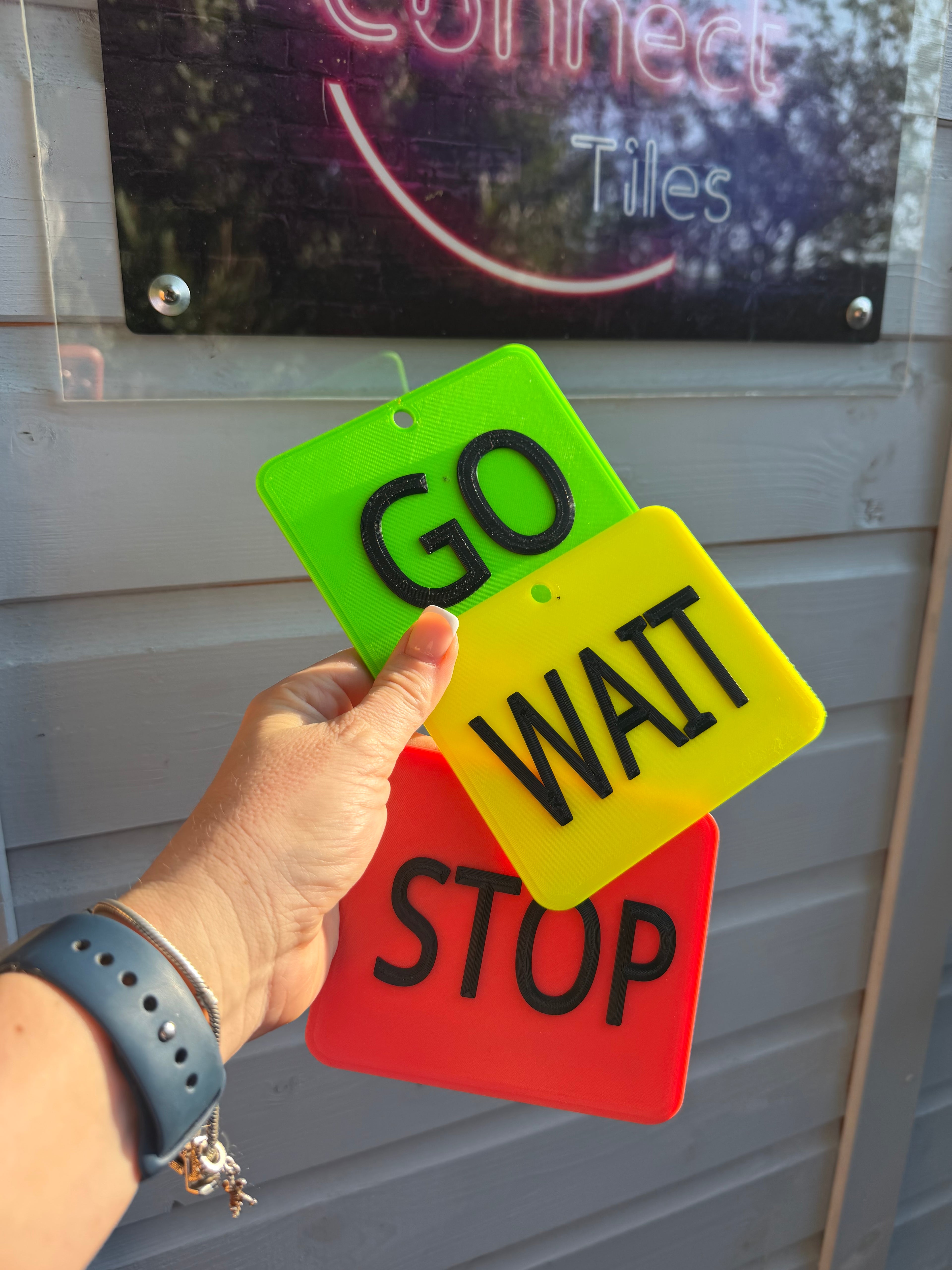 Calmii® Tactile Go • Wait • Stop Set