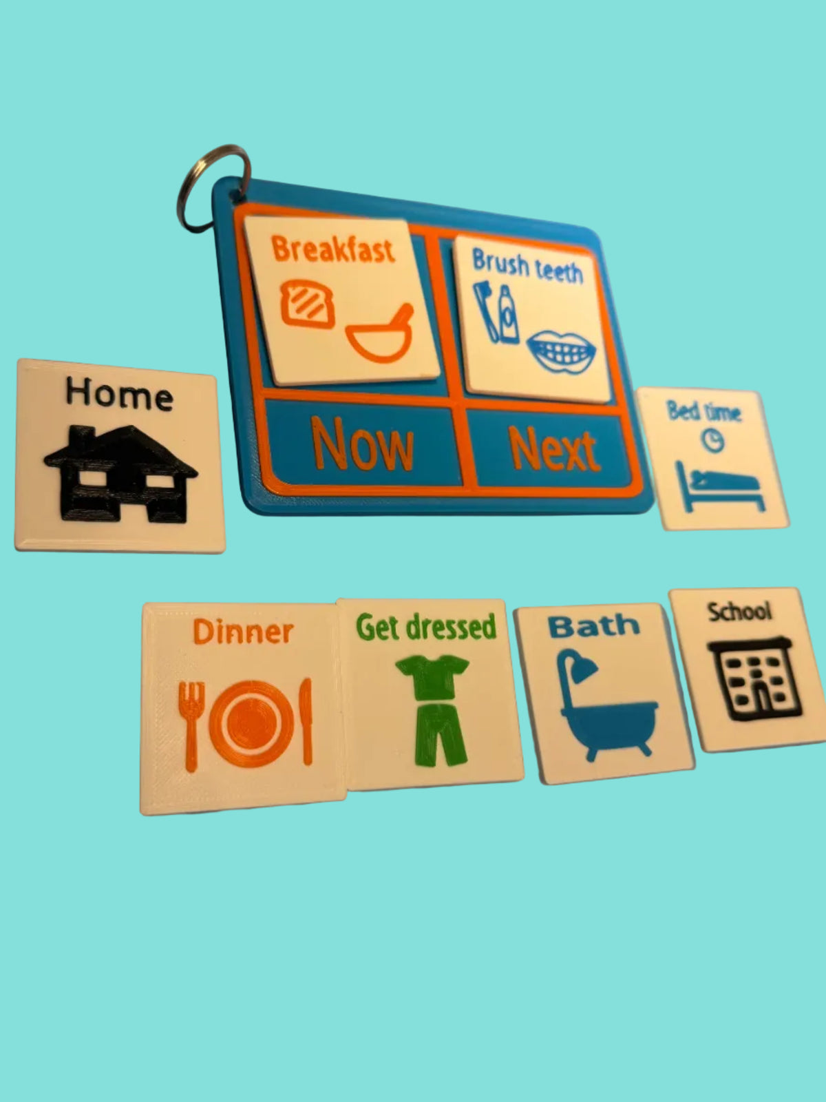 Calmii® Now & Next Starter Bundle | Board & 8 Tactile Tiles
