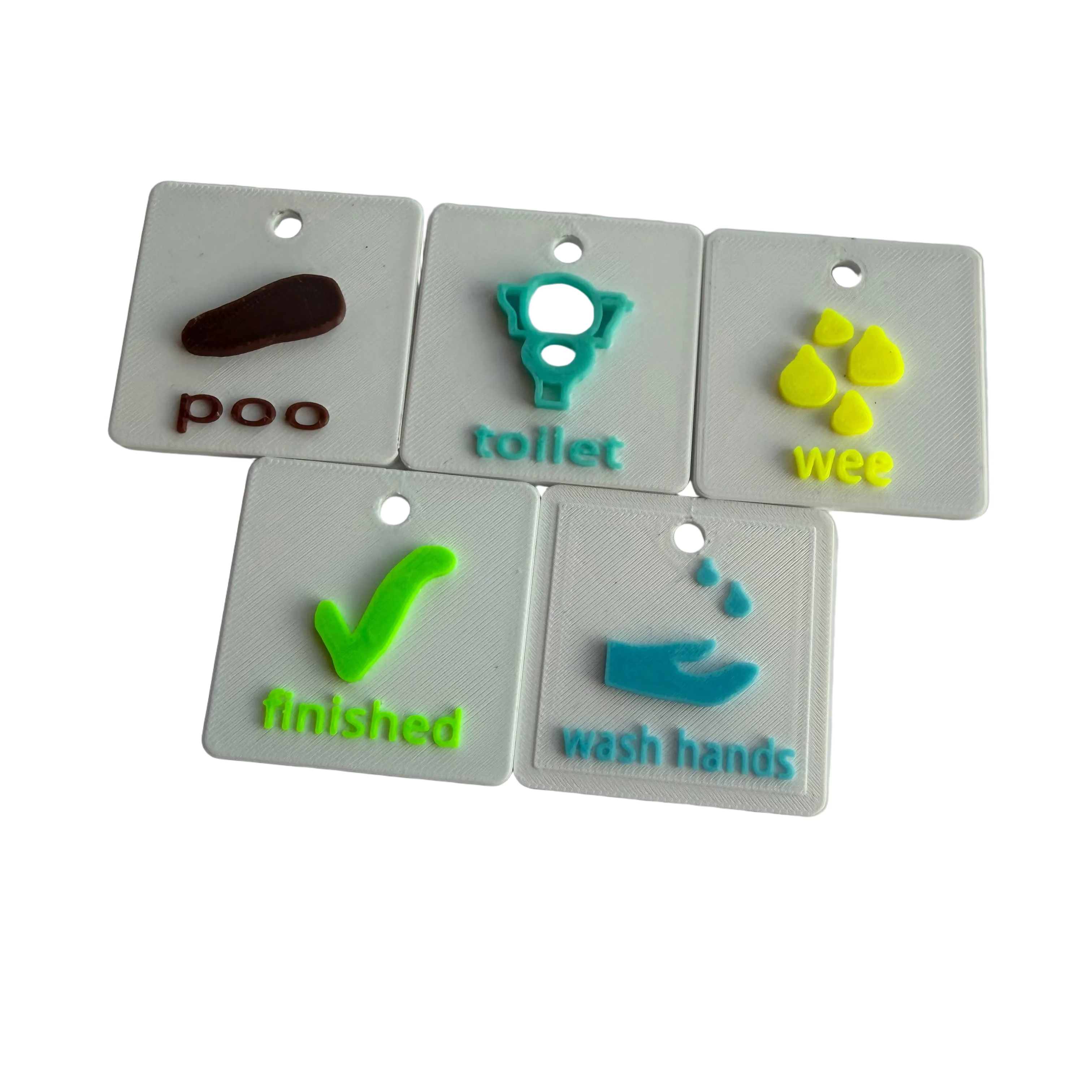 Calmii® Toilet Support Lanyard Tiles