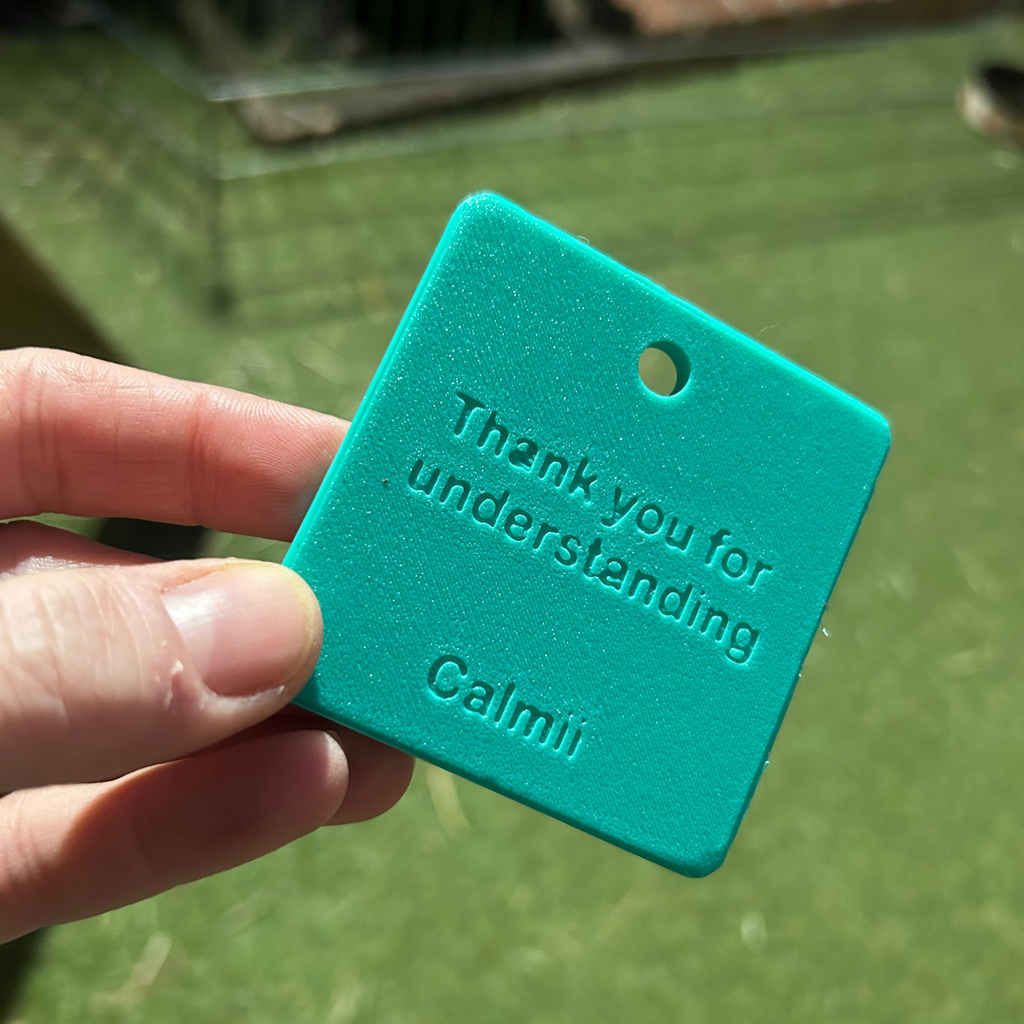 Calmii® Awareness Tag – Please Be Patient